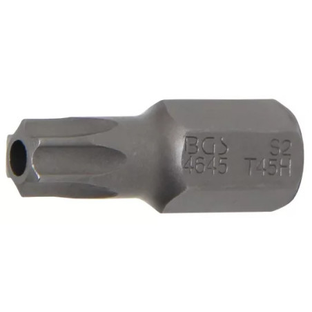 Embout | Longueur 30 mm | 10 mm (3/8") | profil T (pour Torx) avec perçage T45