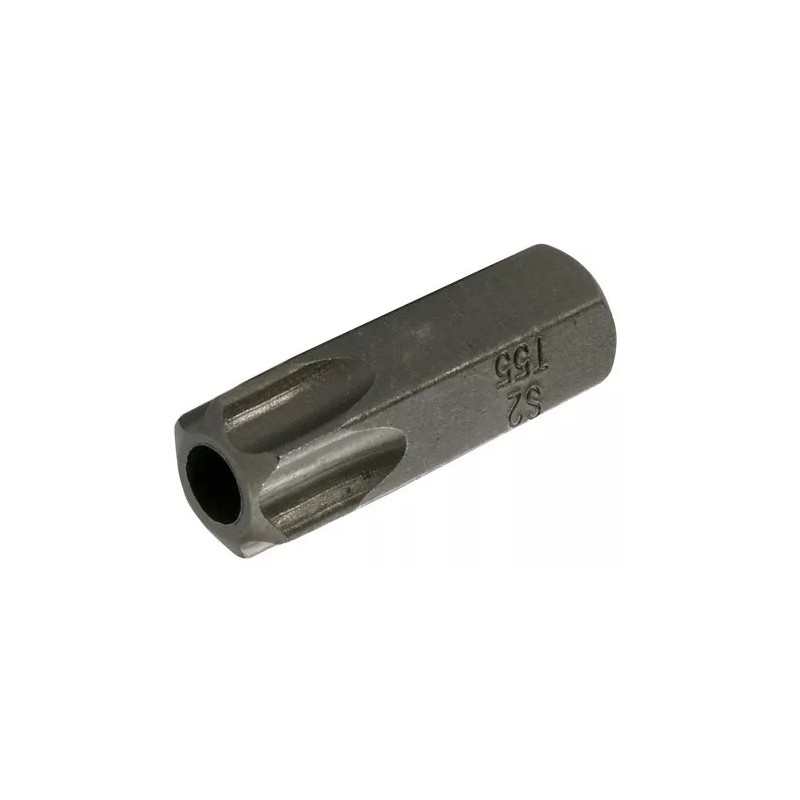 Embout | Longueur 30 mm | 10 mm (3/8") | profil T (pour Torx) avec perçage T55 Embout | Longueur 30 mm | 10 mm (3/8") | profil T (pour Torx) avec perçage T55