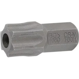 Embout | Longueur 30 mm | 10 mm (3/8") | profil T (pour Torx) avec perçage T60