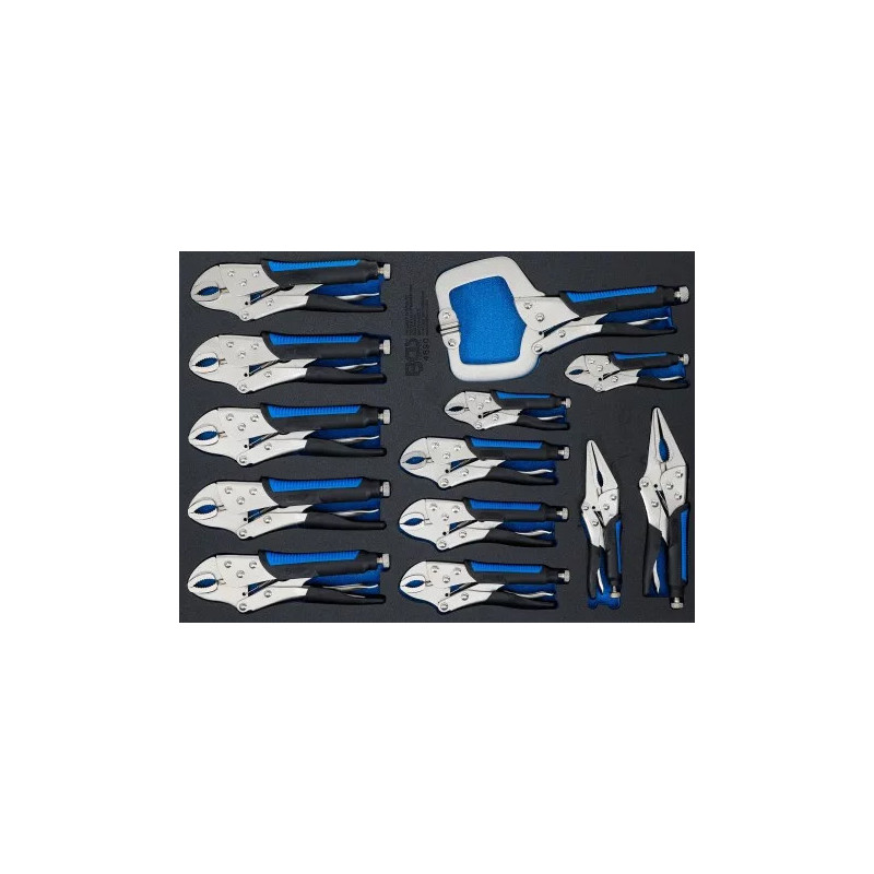 Insert de servante d'atelier 3/3 : Jeu de pinces étau (carrosserie) | 13 pièces Insert de servante d'atelier 3/3 : Jeu de pinces étau (carrosserie) | 13 pièces