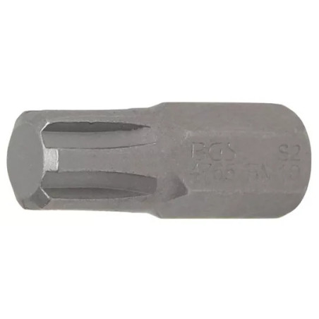 Embout | Longueur 30 mm | 10 mm (3/8") | profil cannelé (pour RIBE) M10