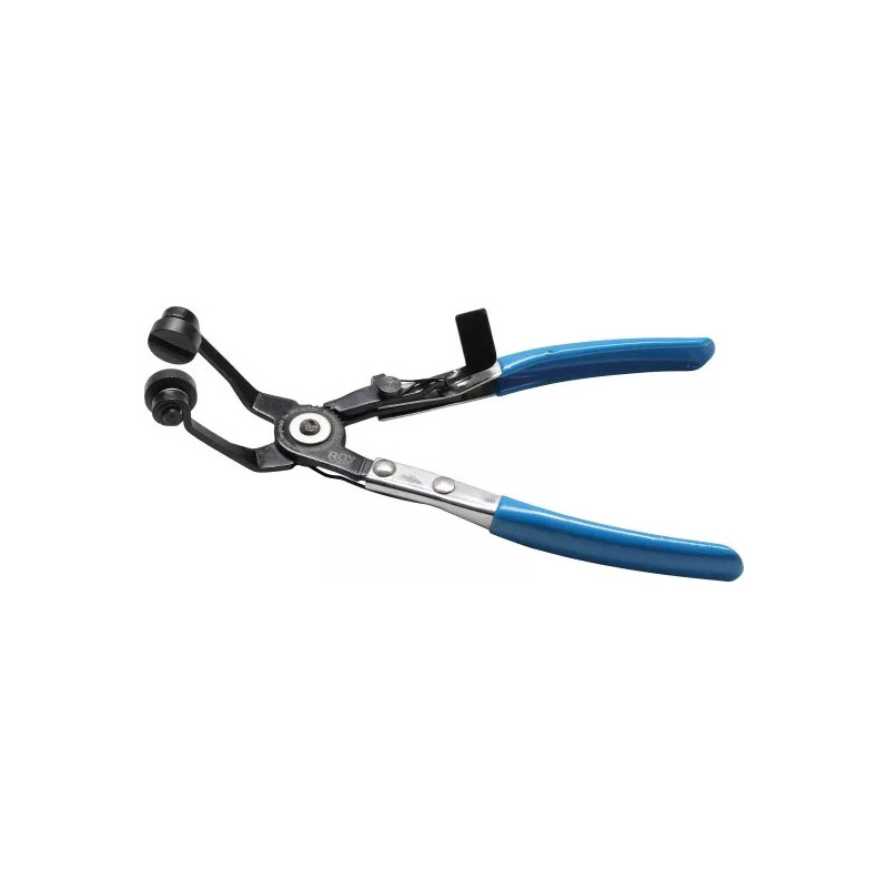 Pince pour colliers | coudée type | avec fonction cliquet | 220 mm Pince pour colliers | coudée type | avec fonction cliquet | 220 mm