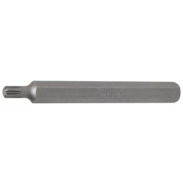 Douilles à embouts | Longueur 100 mm | 10 mm (3/8") | profil cannelé (pour RIBE) M6