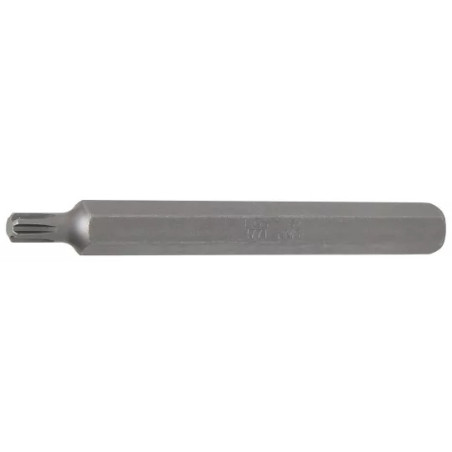 Douilles à embouts | Longueur 100 mm | 10 mm (3/8") | profil cannelé (pour RIBE) M6