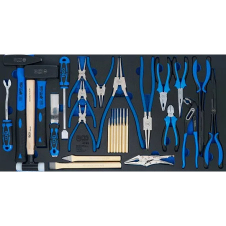 Jeu de marteaux, pinces et burins | 28 pcs.