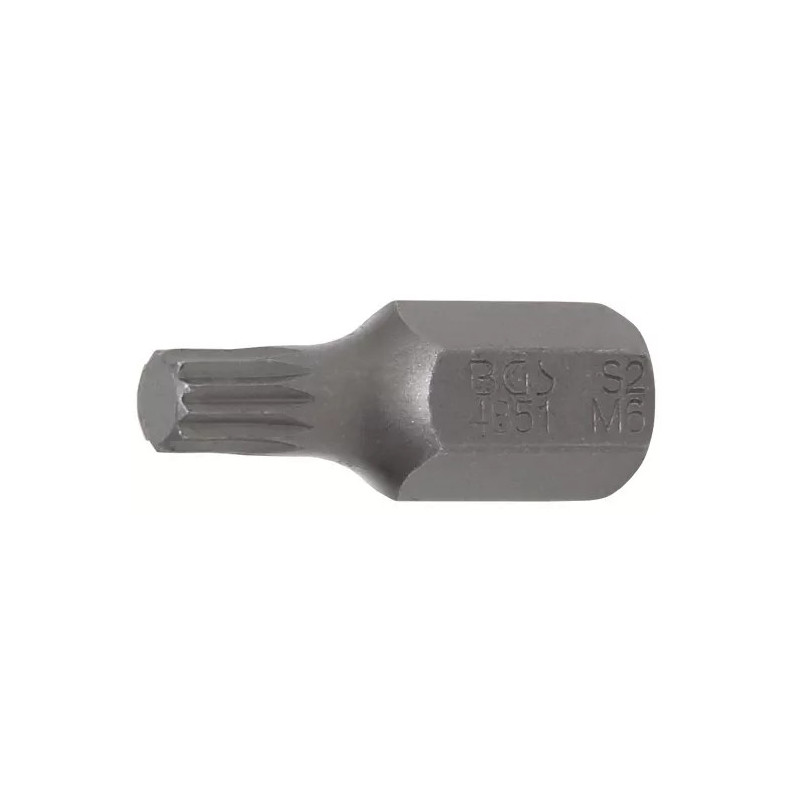 Embout | Longueur 30 mm | 10 mm (3/8") | denture multiple intérieure (pour XZN) M6 Embout | Longueur 30 mm | 10 mm (3/8") | denture multiple intérieure (pour XZN) M6