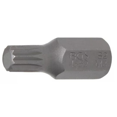 Embout | Longueur 30 mm | 10 mm (3/8") | denture multiple intérieure (pour XZN) M8