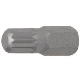 Embout | Longueur 30 mm | 10 mm (3/8") | denture multiple intérieure (pour XZN) M10