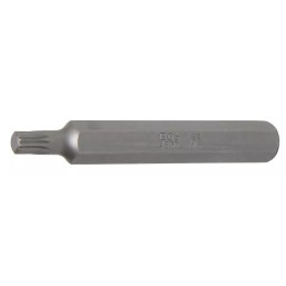 Embout | Longueur 75 mm | 10 mm (3/8") | denture multiple intérieure (pour XZN) M6