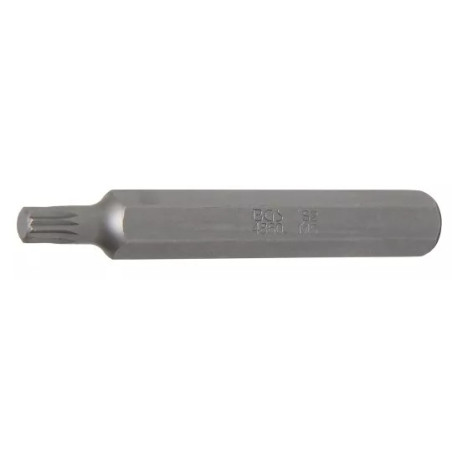Embout | Longueur 75 mm | 10 mm (3/8") | denture multiple intérieure (pour XZN) M6