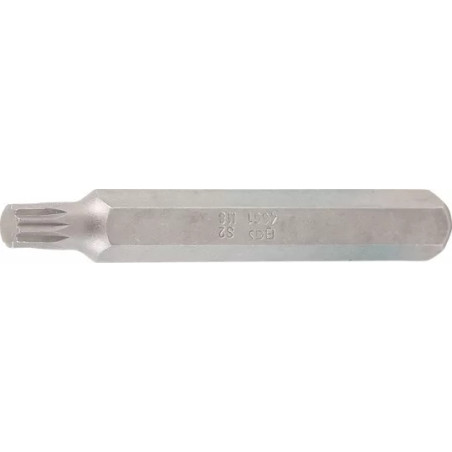 Embout | Longueur 75 mm | 10 mm (3/8") | denture multiple intérieure (pour XZN) M8