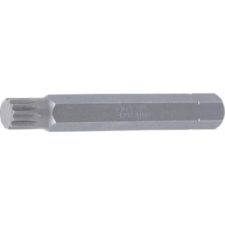 Embout | Longueur 75 mm | 10 mm (3/8") | denture multiple intérieure (pour XZN) M10