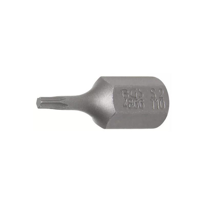 Embout | Longueur 30 mm | 10 mm (3/8") | profil T (pour Torx) T10 Embout | Longueur 30 mm | 10 mm (3/8") | profil T (pour Torx) T10