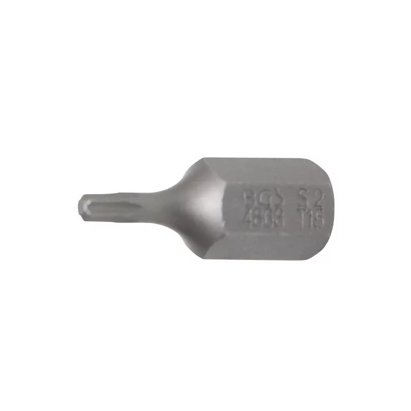 Embout | Longueur 30 mm | 10 mm (3/8") | profil T (pour Torx) T15 Embout | Longueur 30 mm | 10 mm (3/8") | profil T (pour Torx) T15