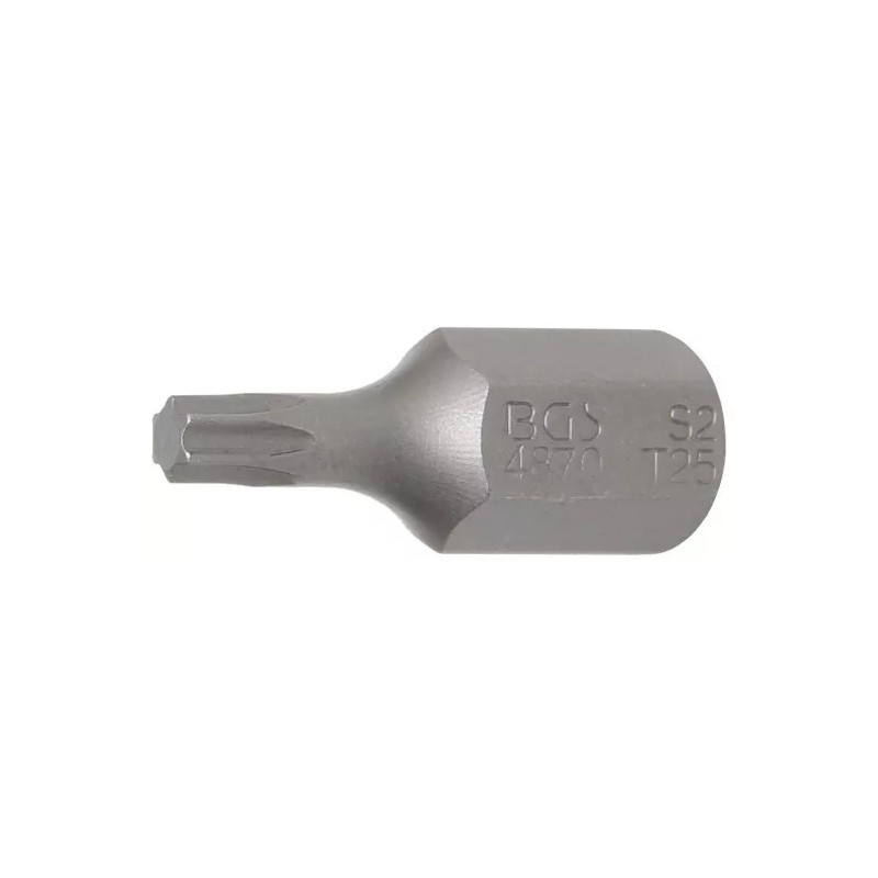 Embout | Longueur 30 mm | 10 mm (3/8") | profil T (pour Torx) T25 Embout | Longueur 30 mm | 10 mm (3/8") | profil T (pour Torx) T25