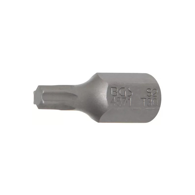 Embout | Longueur 30 mm | 10 mm (3/8") | profil T (pour Torx) T30 Embout | Longueur 30 mm | 10 mm (3/8") | profil T (pour Torx) T30