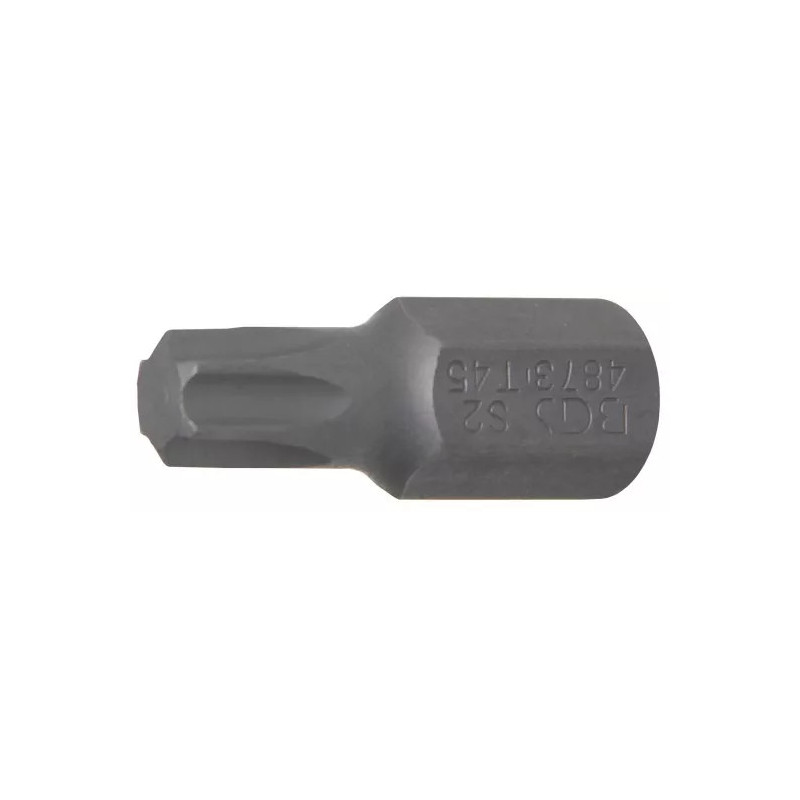 Embout | Longueur 30 mm | 10 mm (3/8") | profil T (pour Torx) T45 Embout | Longueur 30 mm | 10 mm (3/8") | profil T (pour Torx) T45