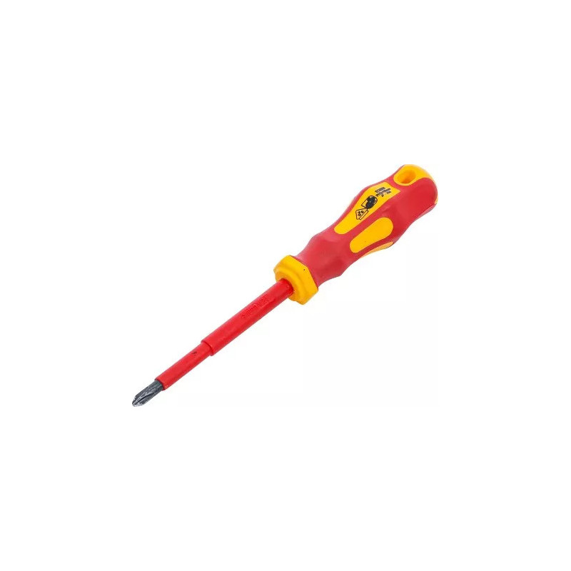 Tournevis spécial VDE | cruciforme PH2 | longueur de la lame 100 mm Tournevis spécial VDE | cruciforme PH2 | longueur de la lame 100 mm