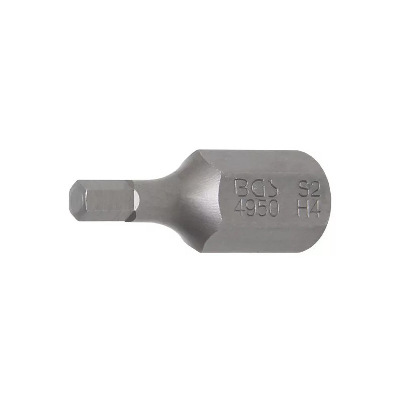 Embout | Longueur 30 mm | 10 mm (3/8") | six pans intérieurs 4 mm Embout | Longueur 30 mm | 10 mm (3/8") | six pans intérieurs 4 mm