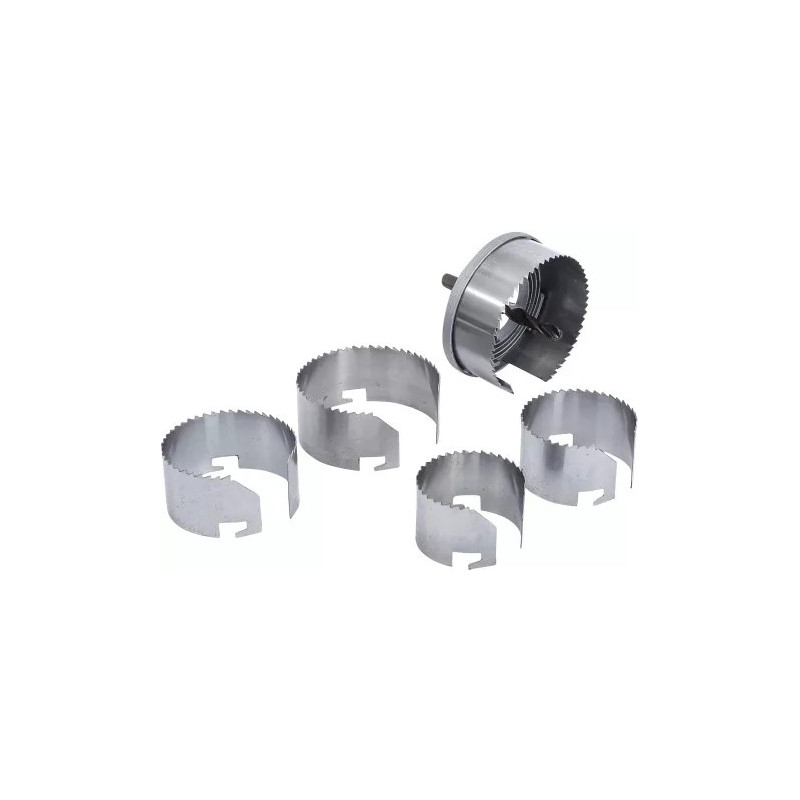 Jeu de scies-cloches | Ø 60 - 95 mm | profondeur 35 mm | 5 pièces Jeu de scies-cloches | Ø 60 - 95 mm | profondeur 35 mm | 5 pièces