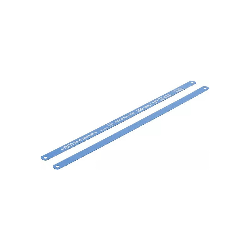 Jeu de lames de scie pour métaux HSS | 13 x 300 mm | 2 pièces Jeu de lames de scie pour métaux HSS | 13 x 300 mm | 2 pièces