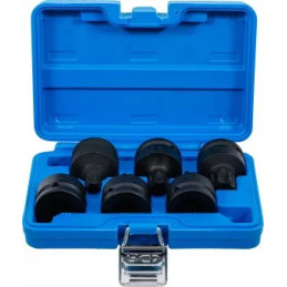 Jeu de douilles à embouts à choc | 20 mm (3/4") | Profil T (pour Torx) T55 - T100 | 6 pièces