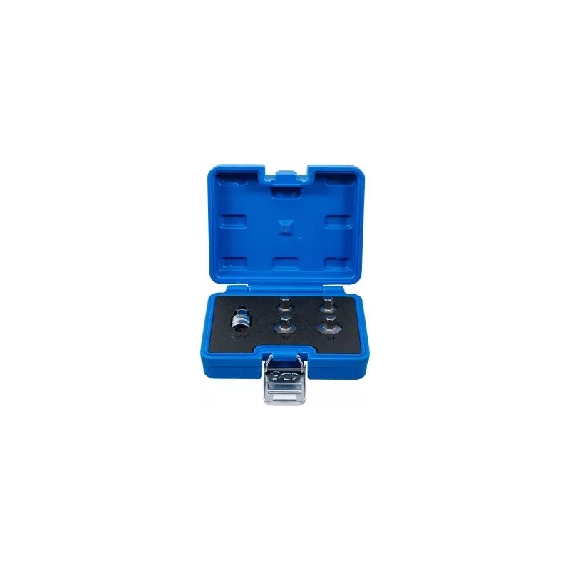 Jeu d’embouts | pour moto | poussée six pans intérieurs | 17 - 24 mm Jeu d’embouts | pour moto | poussée six pans intérieurs | 17 - 24 mm