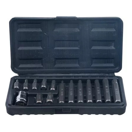 Jeu d’embouts | 10 mm (3/8") | | six pans intérieurs | 15 pièces