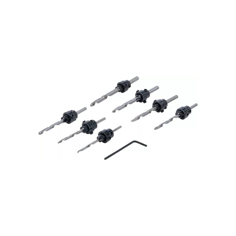 Jeu de forets coniques | 8 pcs. Jeu de forets coniques | 8 pcs.