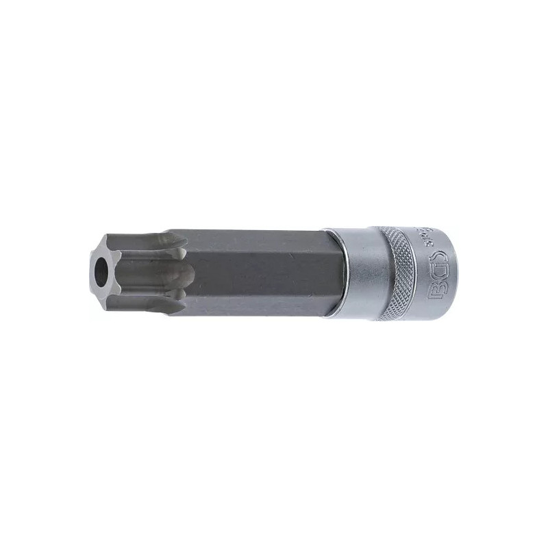 Douille à embouts | longueur 110 mm | 12,5 mm (1/2") | profil T (pour Torx) avec perçage T100 Douille à embouts | longueur 110 mm | 12,5 mm (1/2") | profil T (pour Torx) avec perçage T100