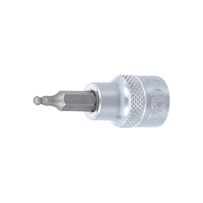 Douille à embouts | 10 mm (3/8") | six pans intérieurs avec tête sphérique 3 mm Douille à embouts | 10 mm (3/8") | six pans intérieurs avec tête sphérique 3 mm