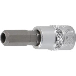 Douille à embouts | Empreinte carré femelle 6,3 mm (1/4") | six pans femelle avec alésage 7 mm