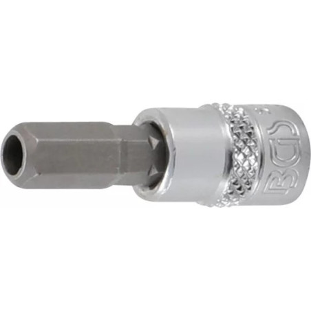 Douille à embouts | Empreinte carré femelle 6,3 mm (1/4") | six pans femelle avec alésage 7 mm