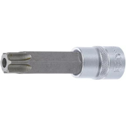 Douille à embouts | longueur 100 mm | 12,5 mm (1/2") | profil T (pour Torx) avec perçage T80
