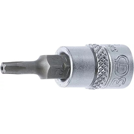 Douille à embouts | 6,3 mm (1/4") | profil TS (pour Torx Plus) avec perçage TS15
