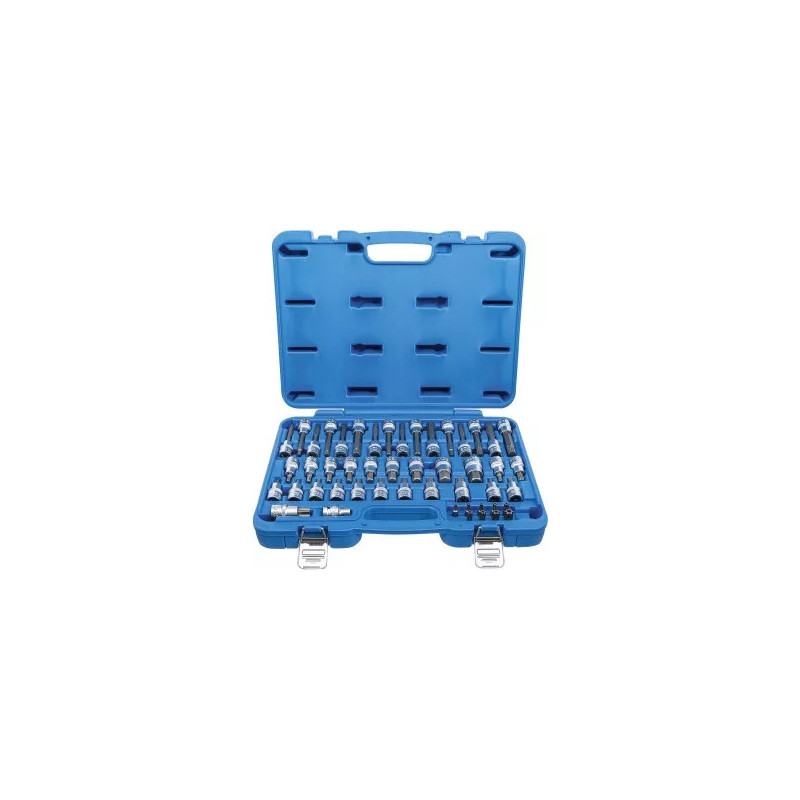 Jeu de douilles à embouts | 12,5 mm (1/2"), 8 mm (5/16") | 49 pièces Jeu de douilles à embouts | 12,5 mm (1/2"), 8 mm (5/16") | 49 pièces