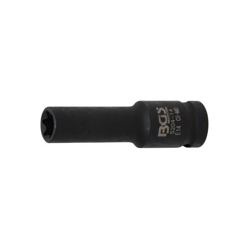 Douille à choc, profil E, longue | 12,5 mm (1/2") | E14
