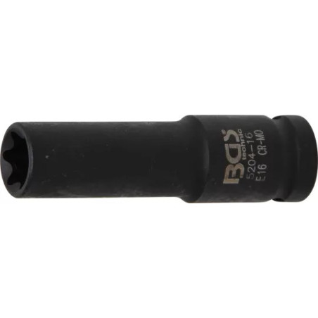 Douille à choc, profil E, longue | 12,5 mm (1/2") | E16