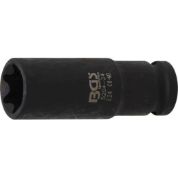 Douille à choc, profil E, longue | 12,5 mm (1/2") | E24