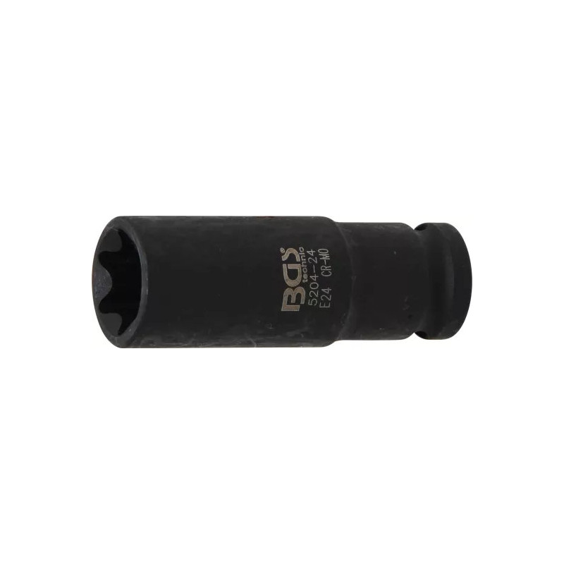 Douille à choc, profil E, longue | 12,5 mm (1/2") | E24