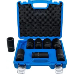 Jeu de douilles à choc, extra longues | 20 mm (3/4") | 22 - 38 mm | 8 pièces