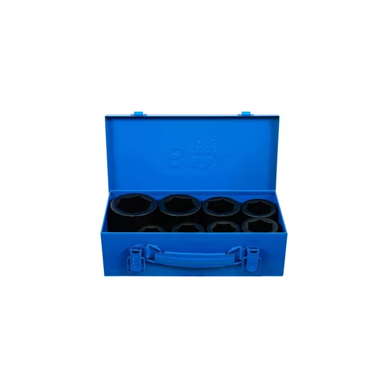 Jeu de douilles à choc, six pans | 25 mm (1") | 27 - 50 mm | 8 pièces