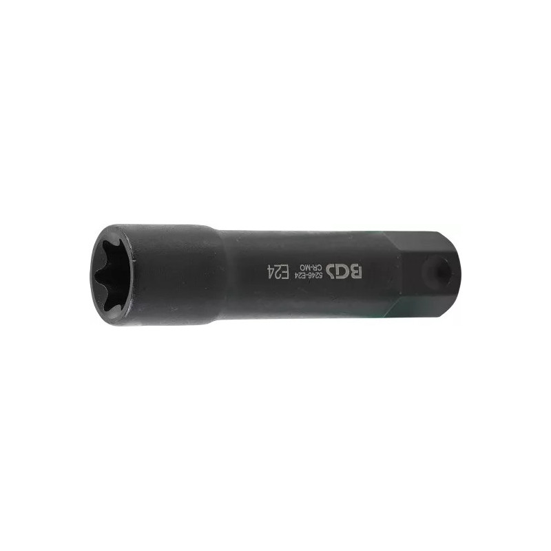 Douille de clé à douilles, profil E, extra longue | 22 mm | E24 Douille de clé à douilles, profil E, extra longue | 22 mm | E24
