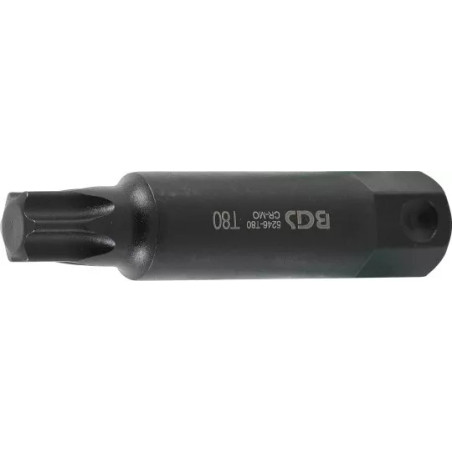 Embout | Longueur 100 mm | 22 mm | profil T (pour Torx) T80