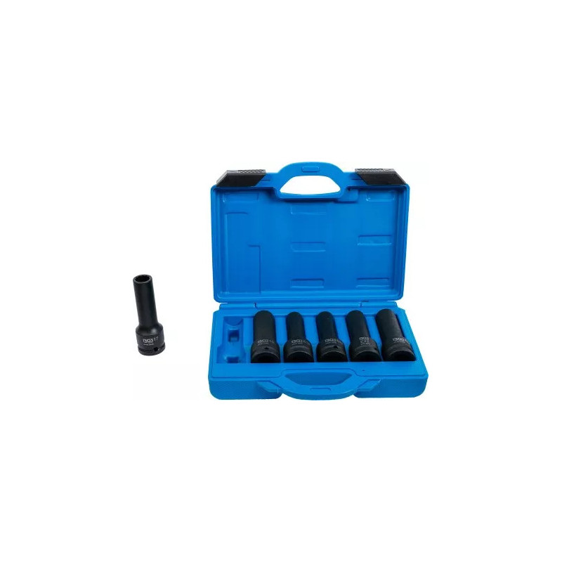 Jeu de douilles à choc, profil E, douze pans | 20 mm (3/4") | 6 pièces