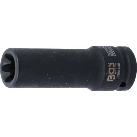 Douille à choc, profil E, longue | 20 mm (3/4") | E26