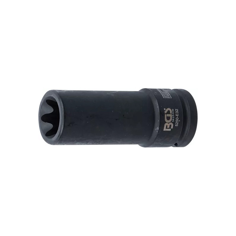 Douille à choc, profil E, longue | 20 mm (3/4") | E32 Douille à choc, profil E, longue | 20 mm (3/4") | E32