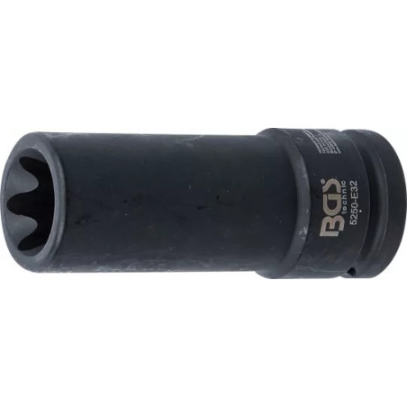 Douille à choc, profil E, longue | 20 mm (3/4") | E32
