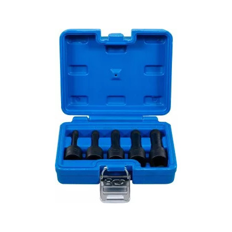 Jeu de douilles spiralées/extracteur de vis | 12,5 mm (1/2") | 8 - 16 mm | 5 pièces