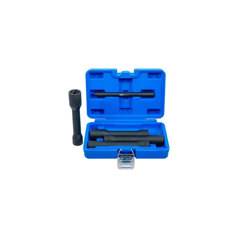 Jeu de douilles spiralées/extracteur de vis, long | 12,5 mm (1/2") | 17 - 22 mm | 5 pièces